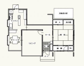 風と視線が抜ける　寛ぎの寝室　