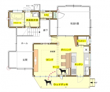 愛犬と過ごす　ナチュラルLDK！