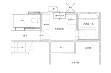 居心地のよいオリジナル洗面カウンター